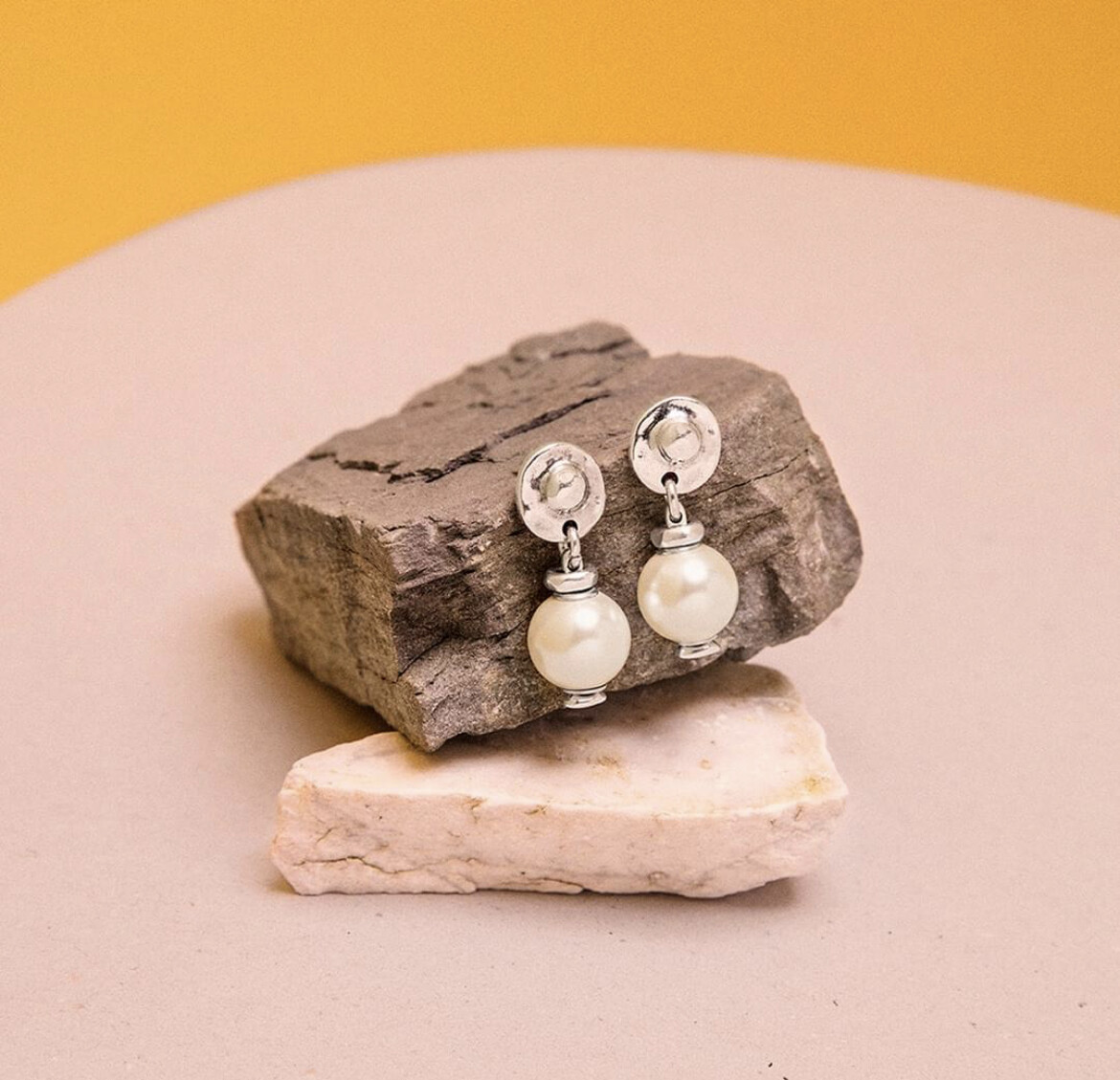 Texcoco Earrings w/ Pearl