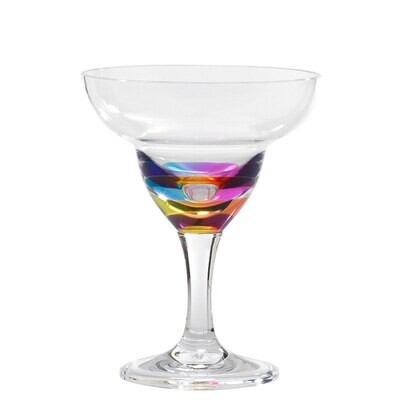 Rainbow Glass Margarita Rainbow 11oz