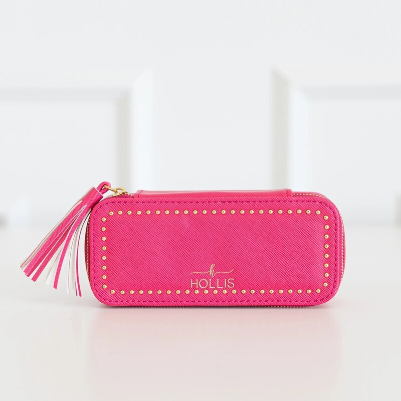 Hollis Lipstick Case Hot Pink