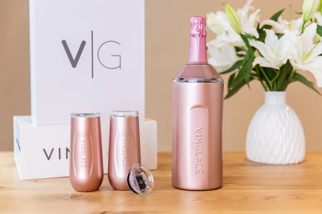 Rose Gold Champagne Gift Set