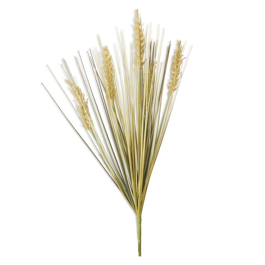 18&quot; Green &amp; Cream Wheat Spray