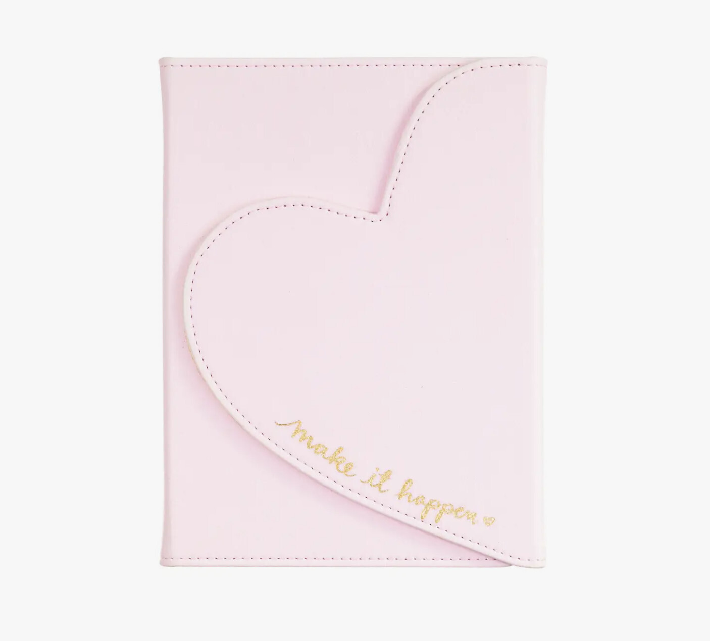 Heart Flap Journal-Light Pink