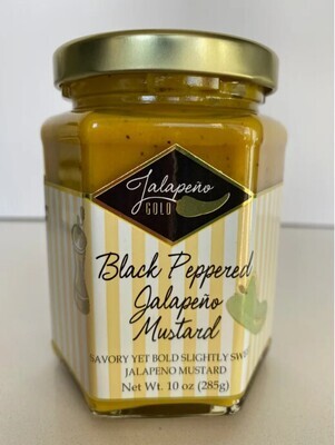 Black Peppered Jalapeno Mustard