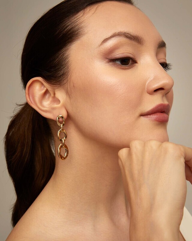 YOLO EARRINGS-Gold
