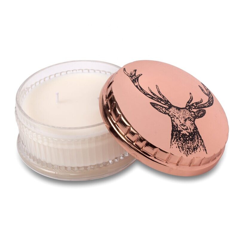 Deer Etched Bourbon Vanilla Pot 8oz
