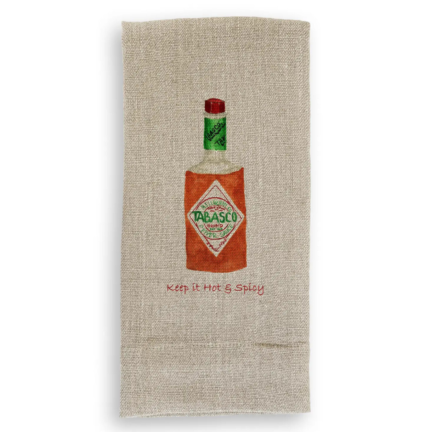 Tabasco with Quote Guest Towel