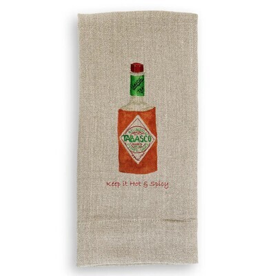 Tabasco with Quote Guest Towel
