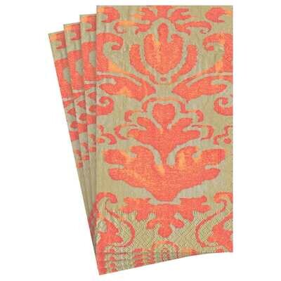 Palazzo Paper Guest Towel Napkins in Coral