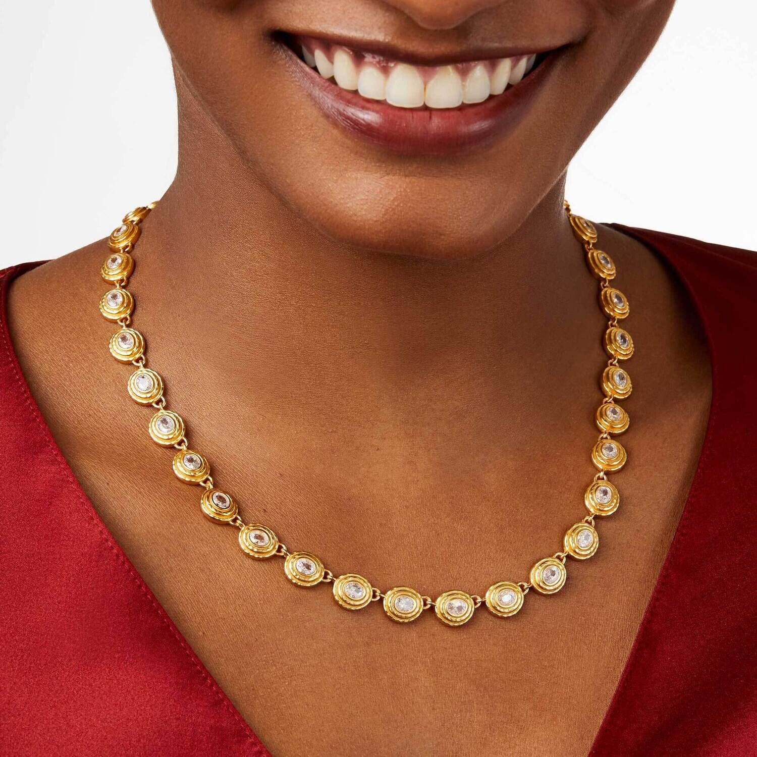 Tudor Tennis Necklace CZ