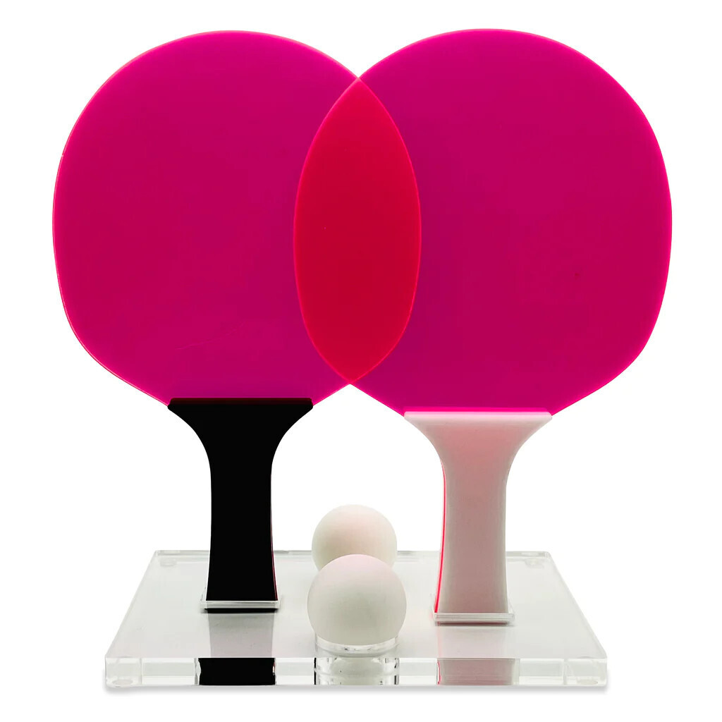 “El Ping Pong” Luxe Set Neon Pink