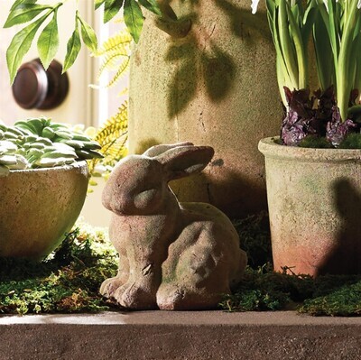 Weathered Garden Rabbit 6&quot;