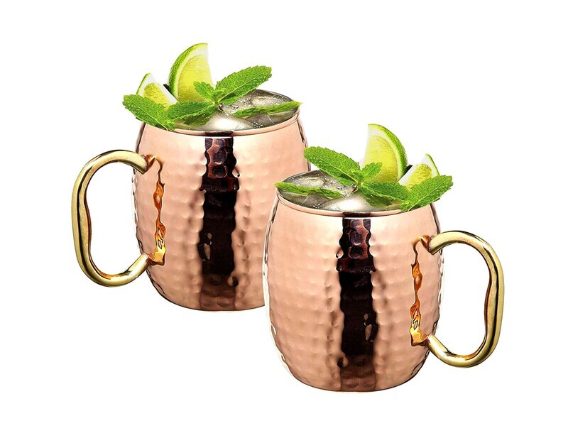 Set Of 2 Hammered Moscow Mule