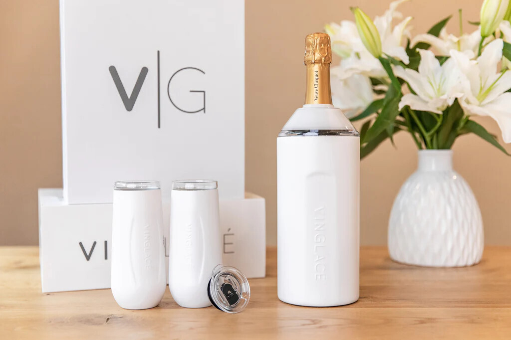 White Champagne Gift Set