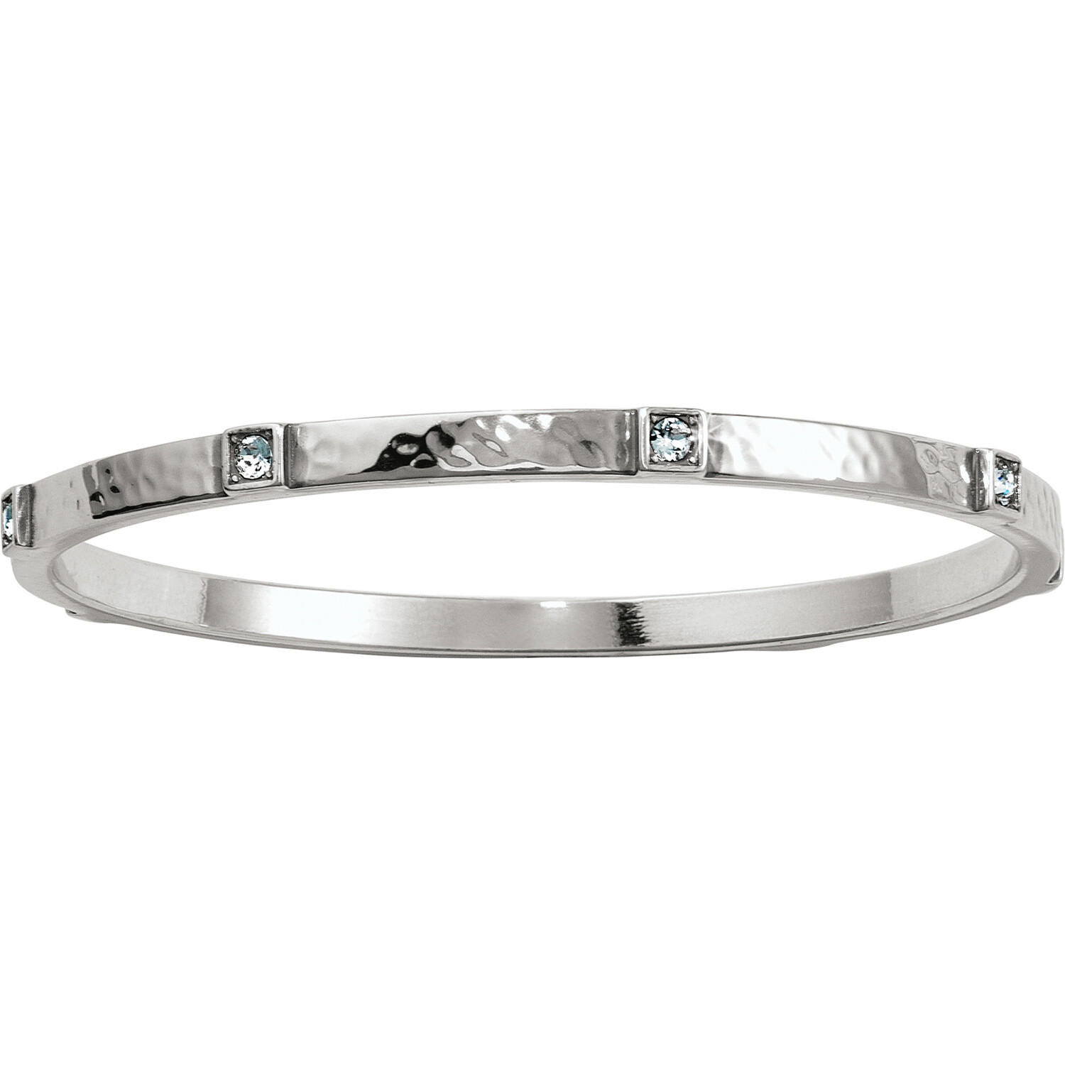 Meridian Zenith Station Bangle Silver