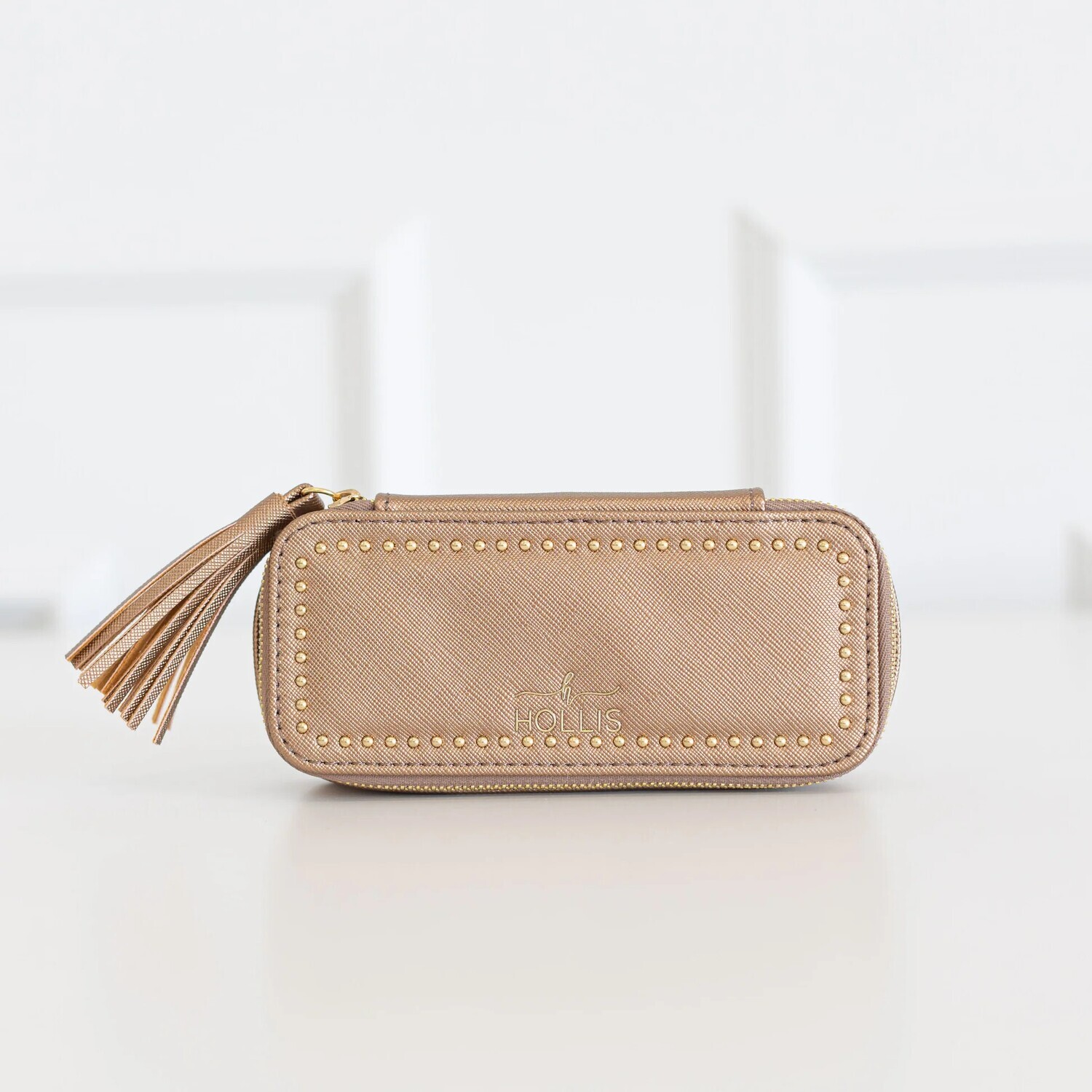 Hollis Lipstick Case Metallic Mocha