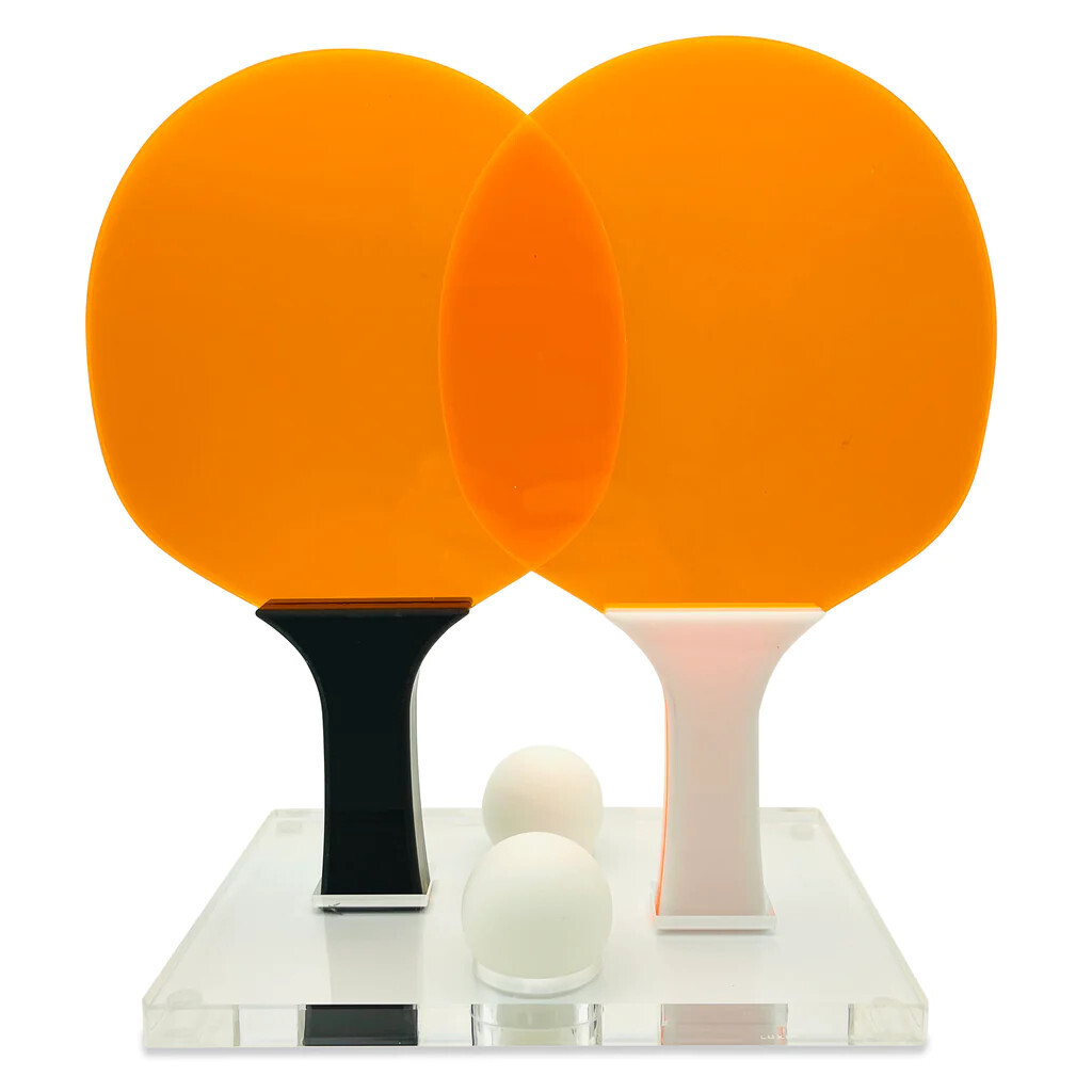 “El Ping Pong” Luxe Set Neon Orange