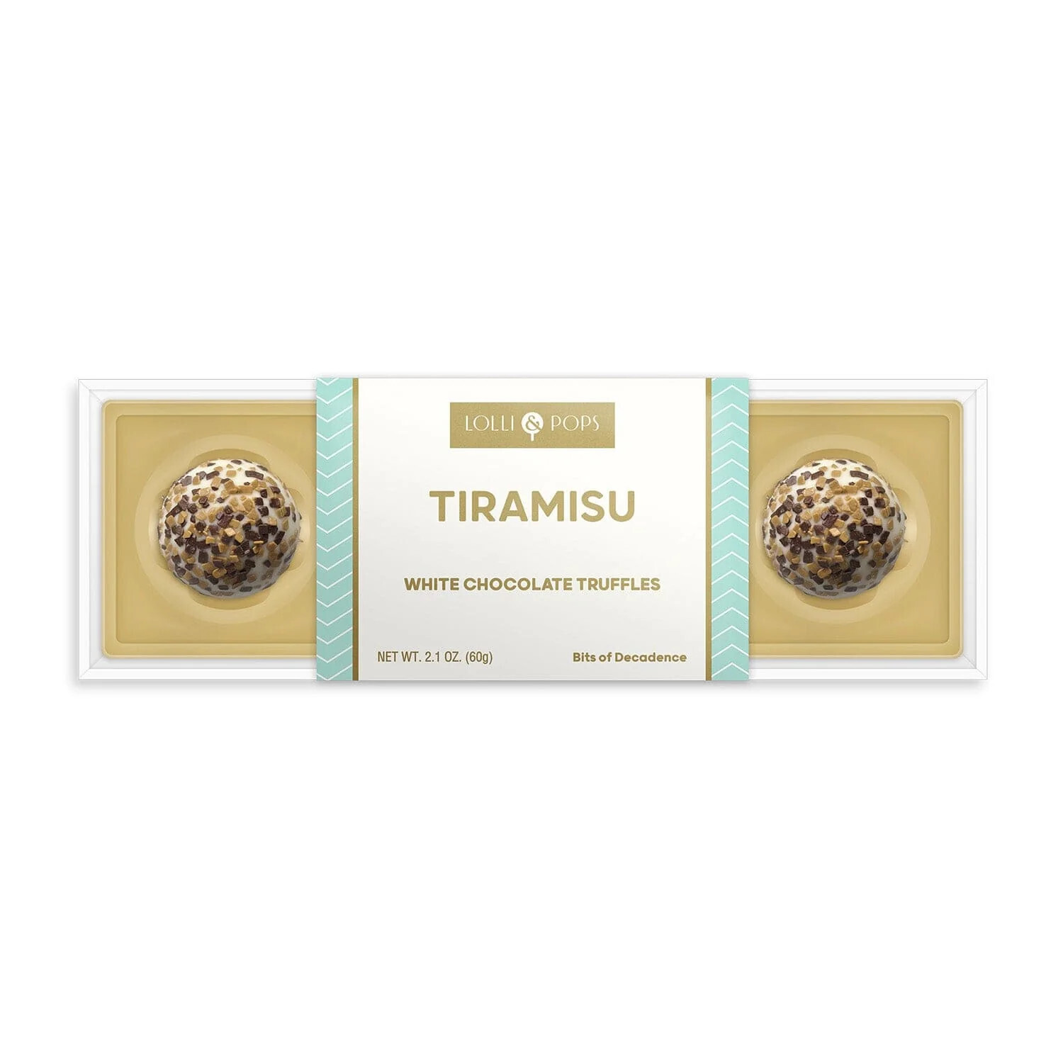 Tiramisu White Chocolate Truffle 4 Piece