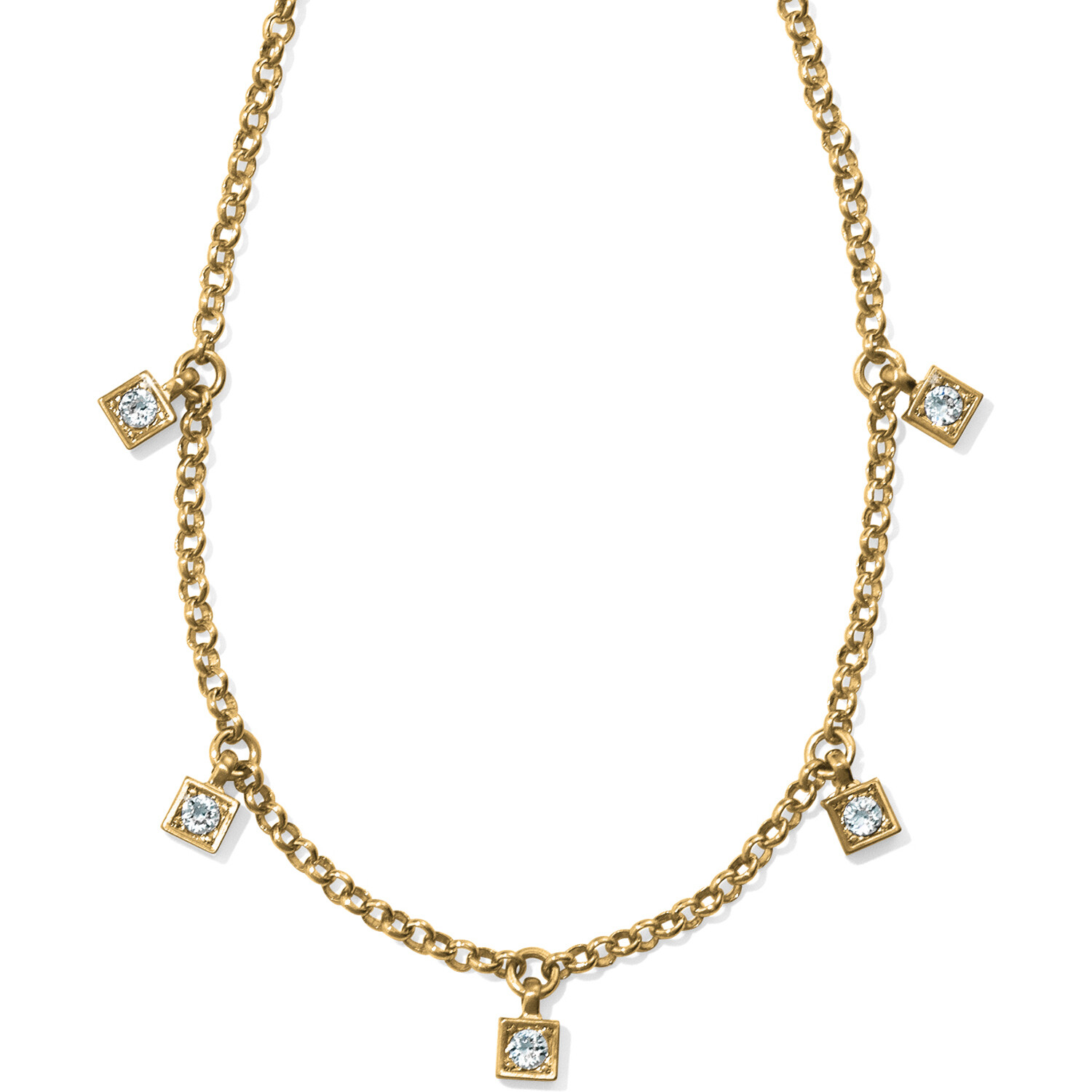 Meridian Zenith Station Necklace Gold