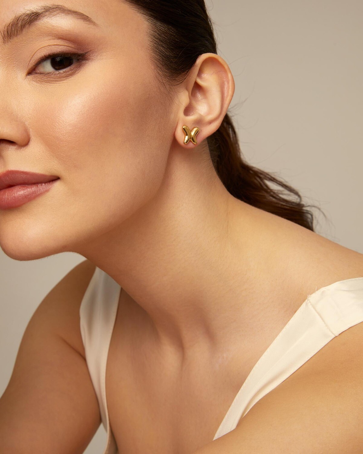 BUTTERFLY EFFECT EARRINGS-Gold