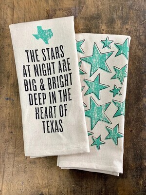 The Stars At Night Are Big & Bright... - Kitchen Towel