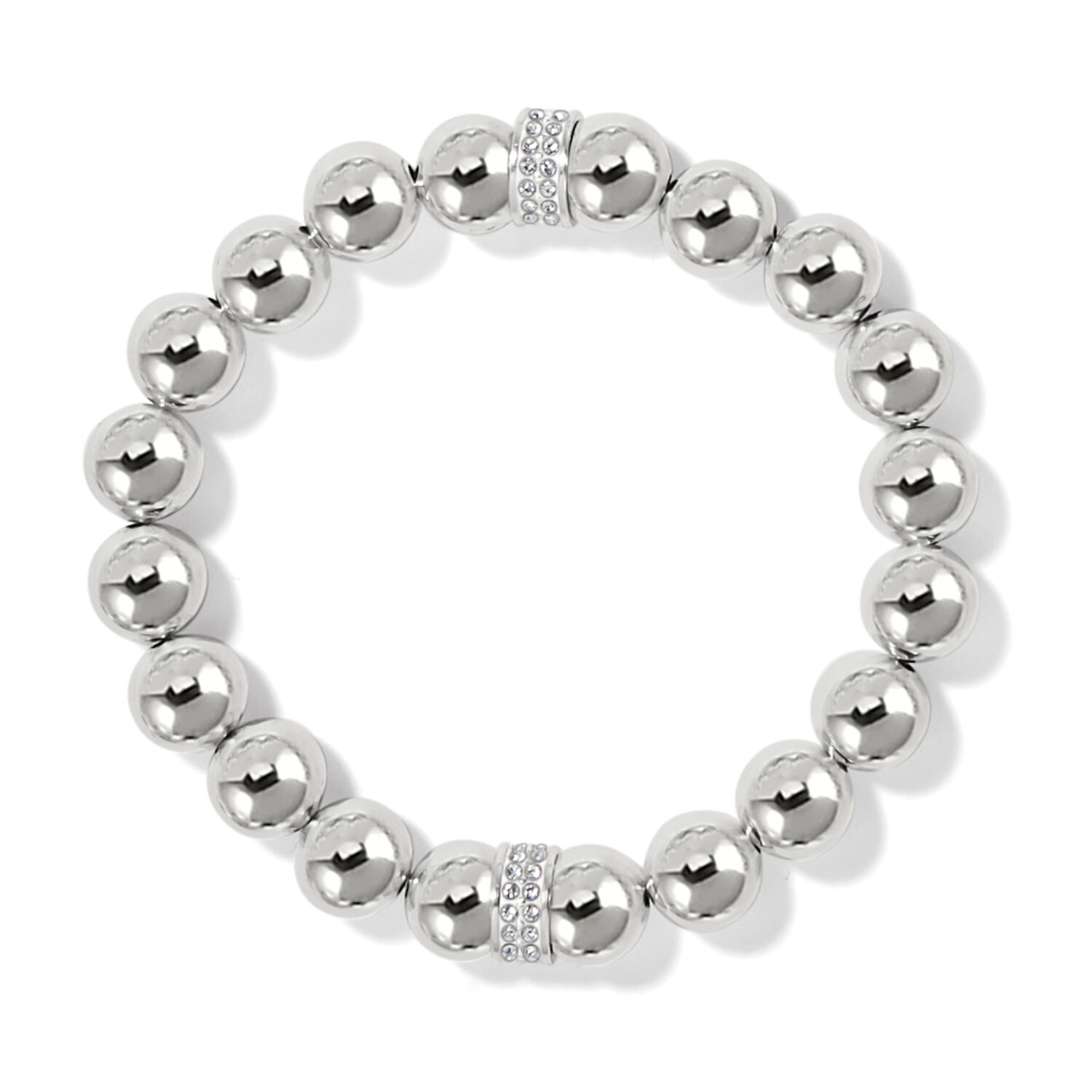 Meridian Stretch Bracelet Silver