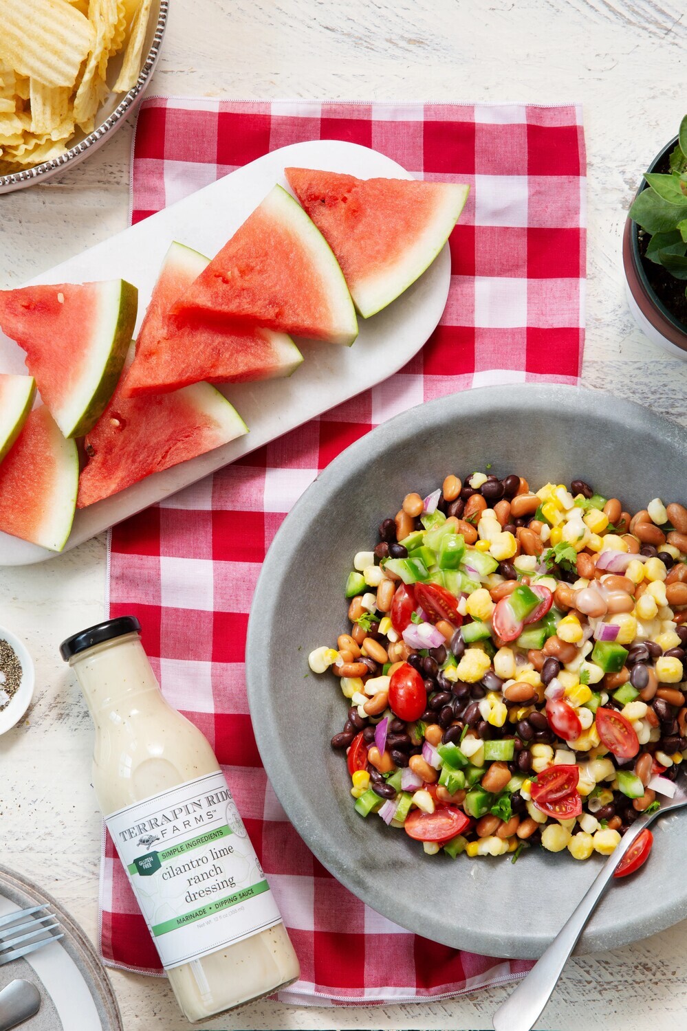 Cilantro Lime Ranch Salad Dressing