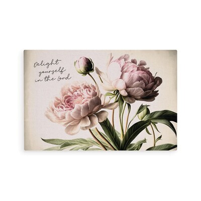 Delight Yourself in the Lord Wooden Postcard