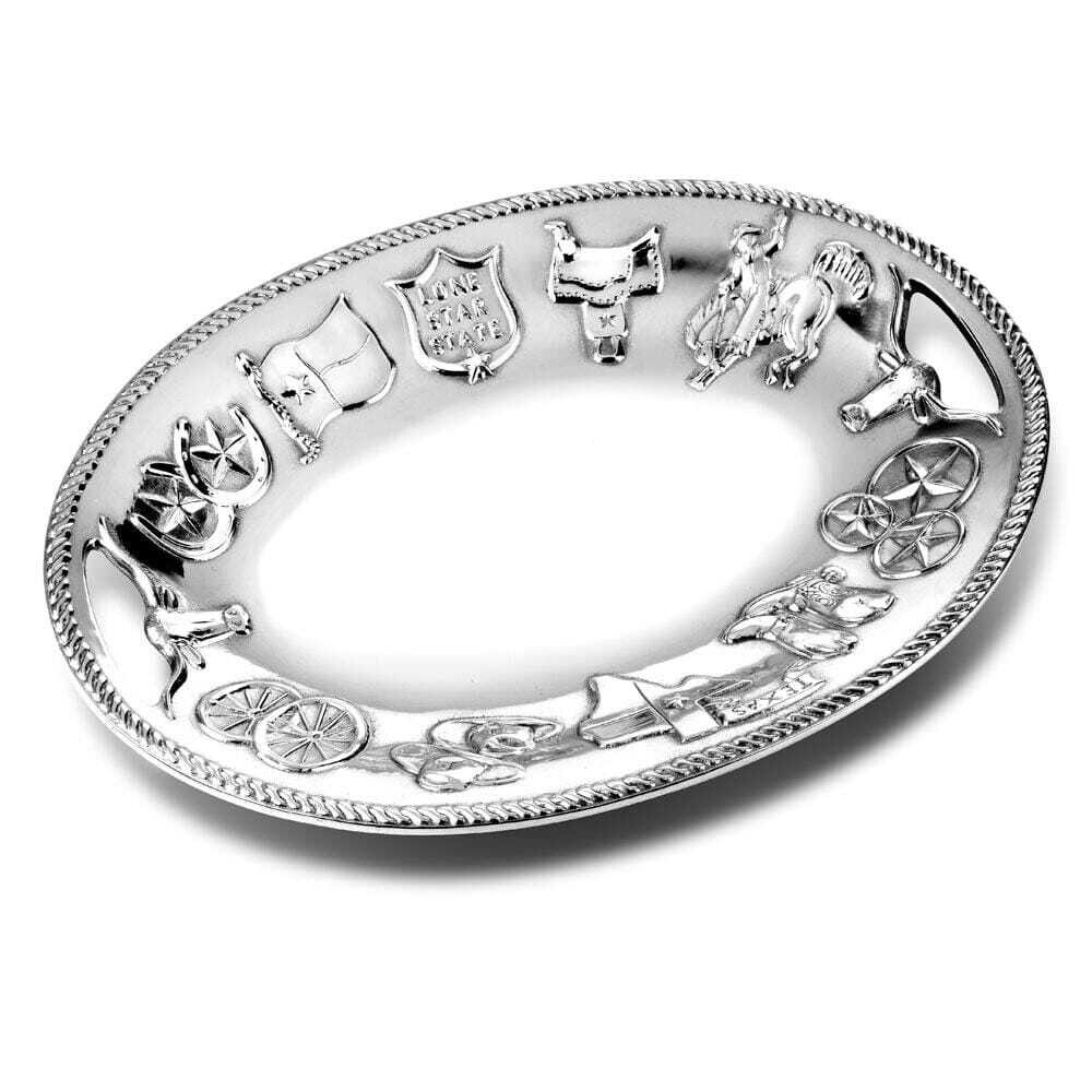 Western &quot;Texas&quot; Handle Tray