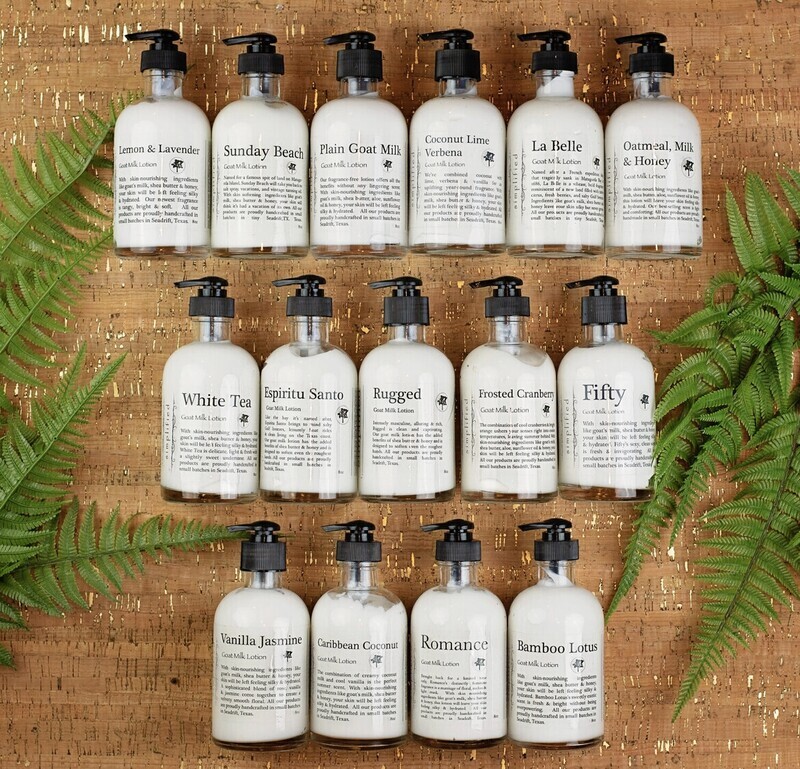 8 oz Simplified Goat Milk Lotion
