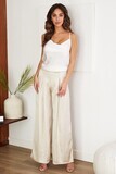 Satin Palazzo Pants