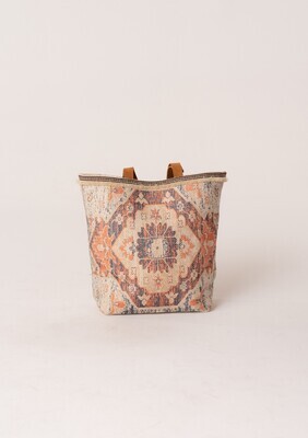 Embroidered Tasseled Tote Bag