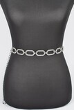 Silver Oval Chain Belt