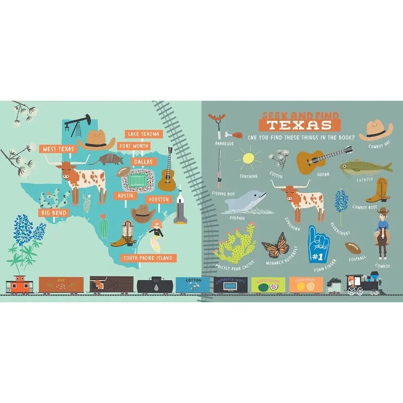 All Aboard! Texas: A Seek &amp; Find Book