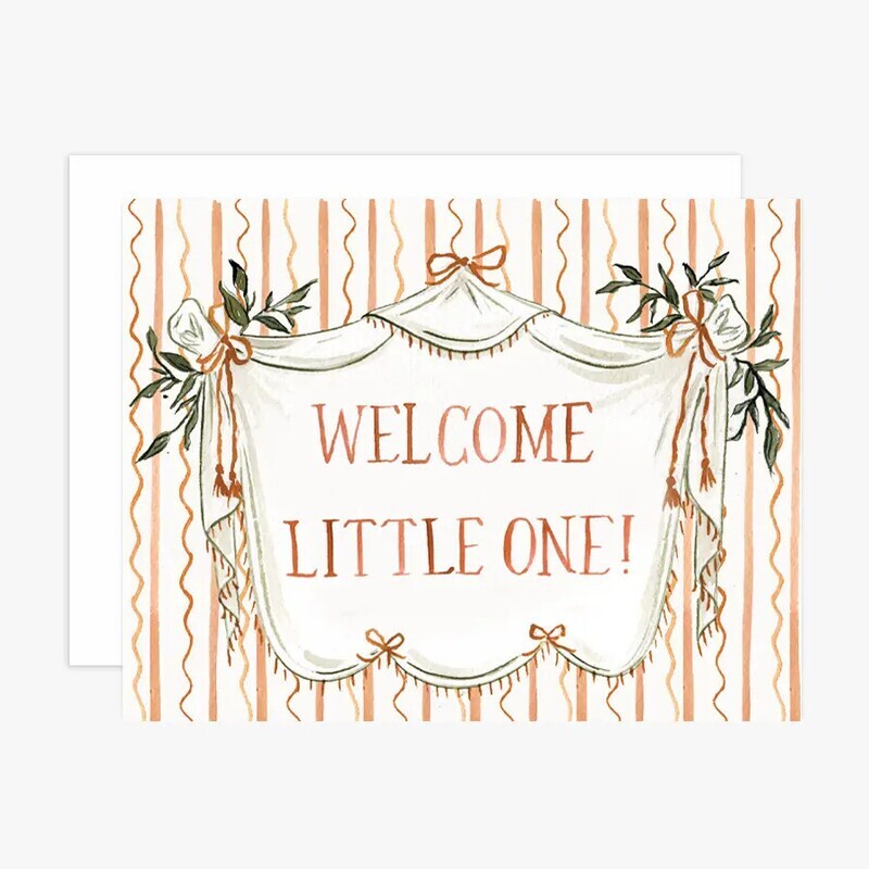 Welcome Little One New Baby Greeting Card