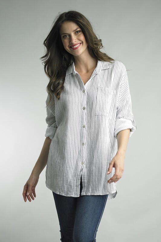 Striped Linen Tunic