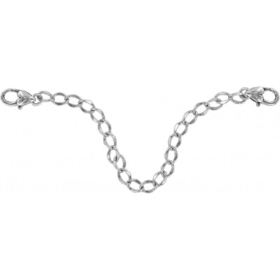 Long Necklace Extender Silver