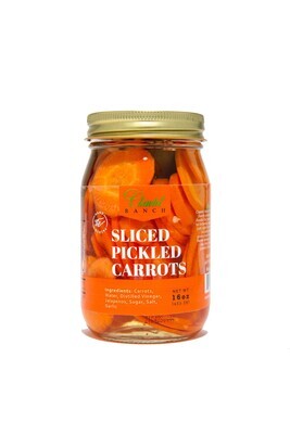 16oz Sliced Pickled Carrots