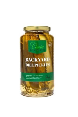 32oz Backyard Dill Pickle Spears