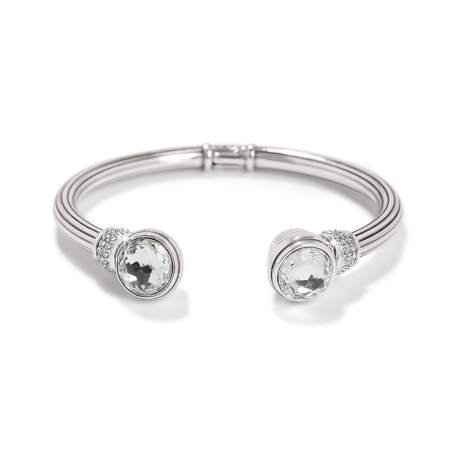 Meridian Aurora Silver Petite Hinge Bangle
