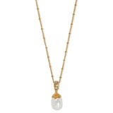 Everbloom Gold Pearl Drop Necklace