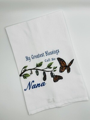 Greatest Blessings-Nana Tea Towel