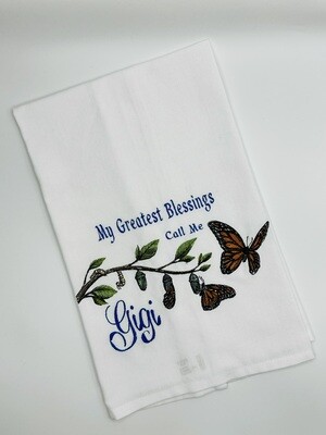 Greatest Blessings-Gigi Tea Towel