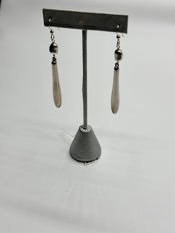 Sterling Drop Earring w/Hematite #EC43/HN