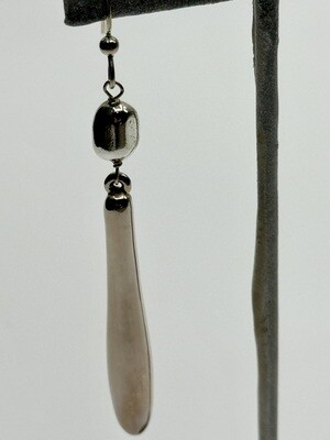 Sterling Drop Earring w/Hematite #EC43/HN