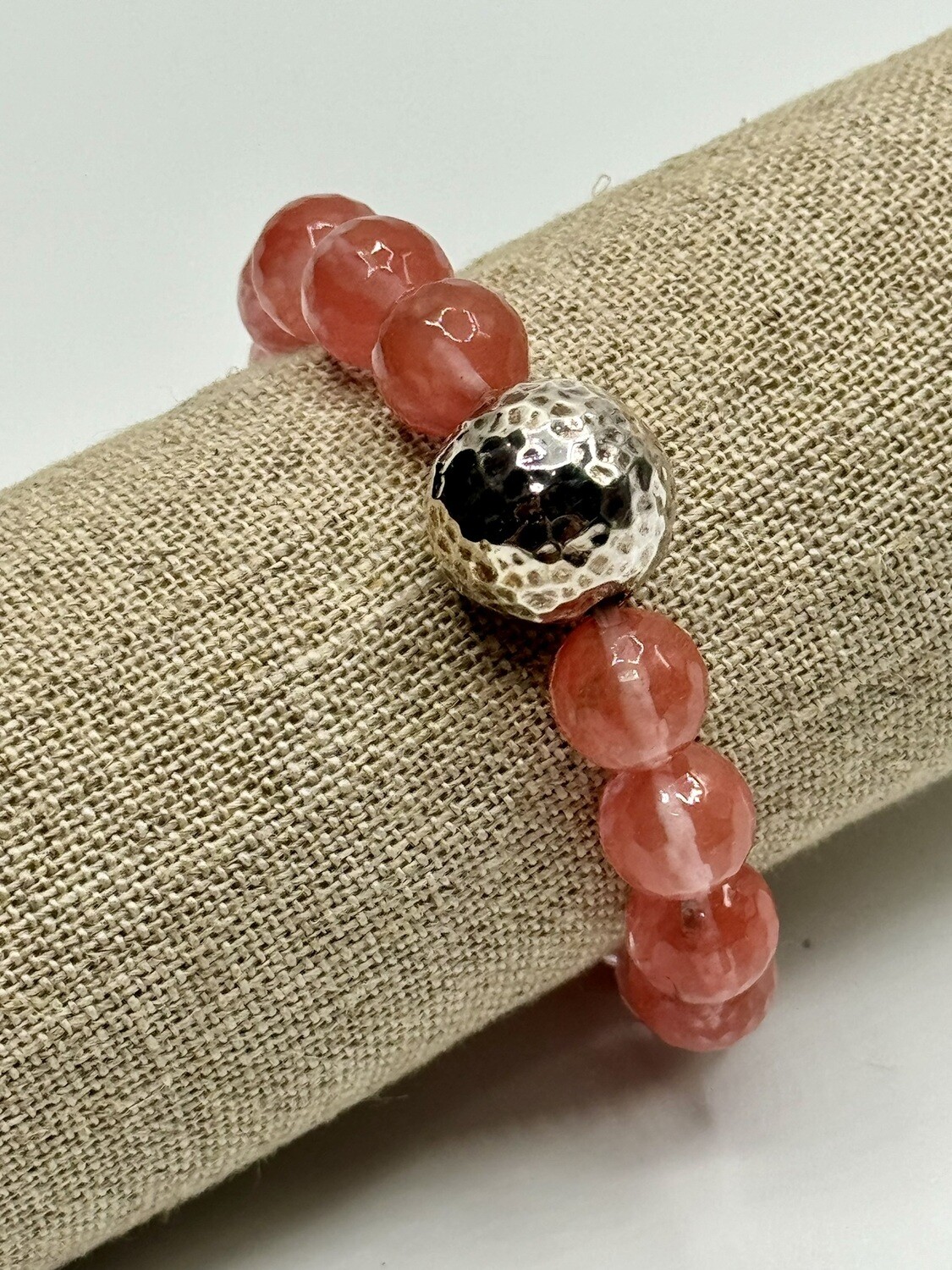 Simon Sebbag Stretch Cherry Quartz Bracelet