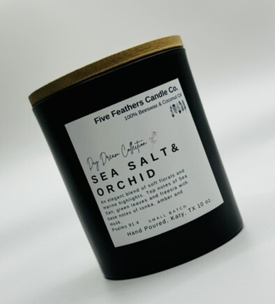 Sea Salt &amp; Orchid Candle 10oz