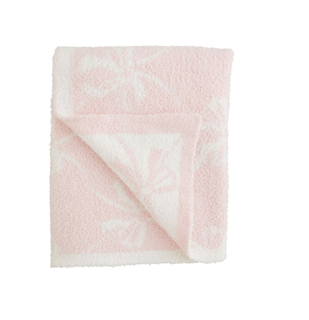 BOW CHENILLE BLANKET
