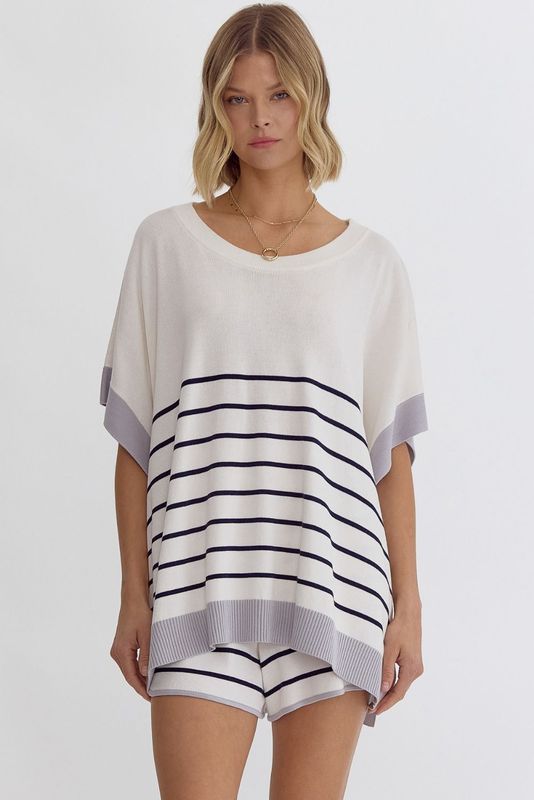 Nautical Stripe Top