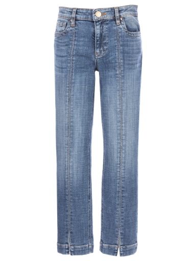 Stevie Mid Rise Ankle Straight Leg, Color: Evaluate, Size: 0