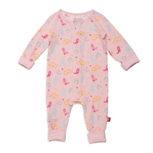 not my first rodeo grow w/me coverall, Color: PINK, Size: 0-3M